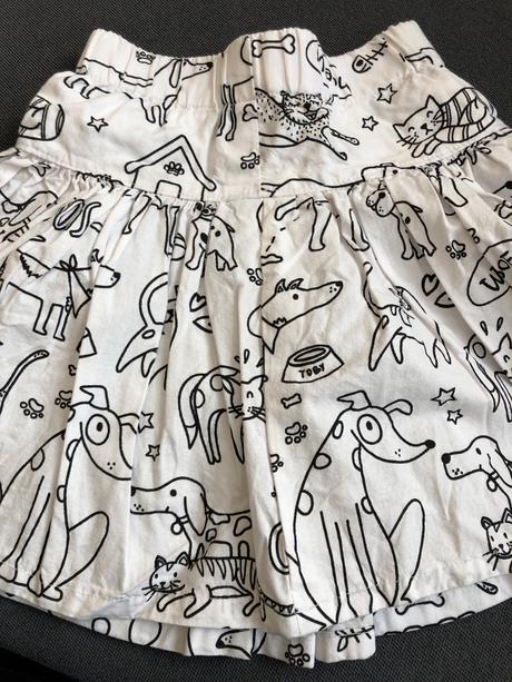 Sukňa so zvieratkami,