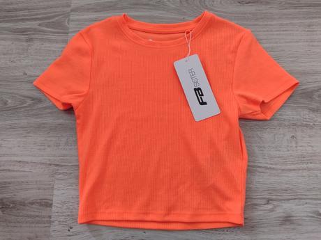 Crop top tričko, fishbone,s