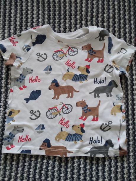 2x h&m tričko, h&m,74