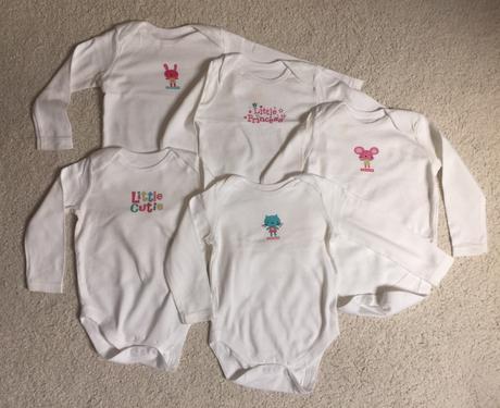 Balik tielka, tricka, bodynka - c. 80 - 15 ks, 68–80