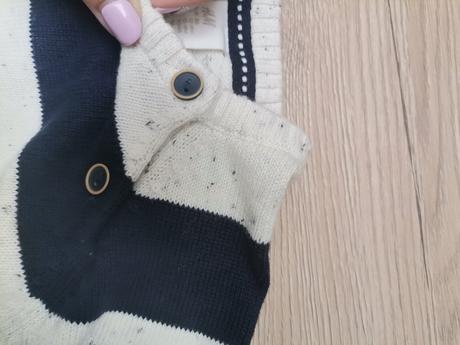 Pásikový sveter, h&m,86