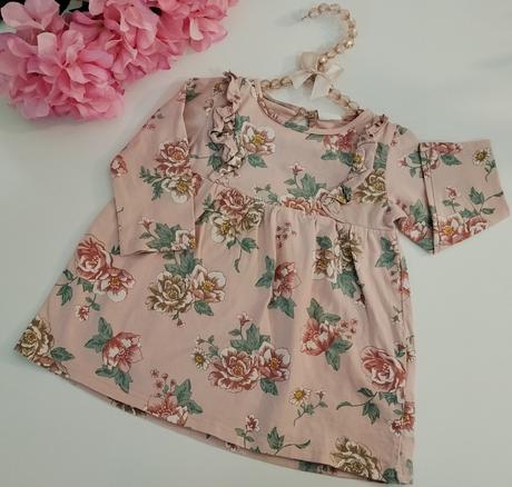 H&m romantické kvetinové šaty pre dievčatko, h&m,68