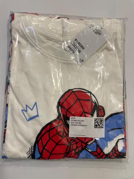 3 x marvel tričko, h&m,134 / 140