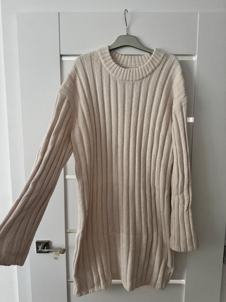 Kremove pletene šaty h&m, h&m,m