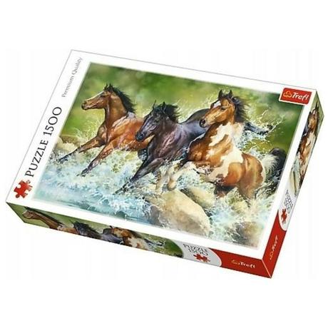 Trefl puzzle tri divoké kone 1500 dielikov, 