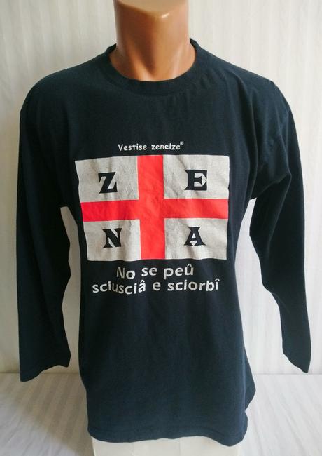 Pánske tmavo modré tričko s motívom, b&c, m