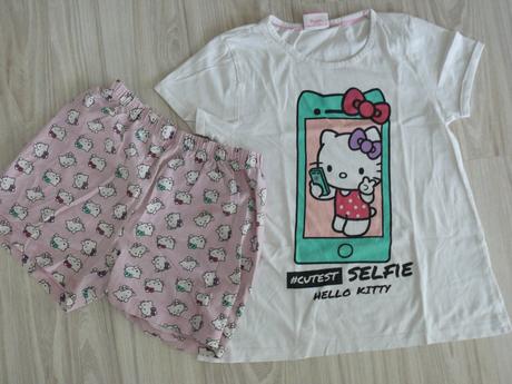 Letné pyžamko 134/140, hello kitty,134