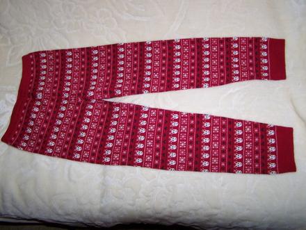 Teplé akoby upletené z priadze legíny, f&f,122