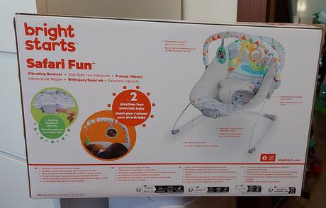 Vibrujúce lehátko bright stats, 