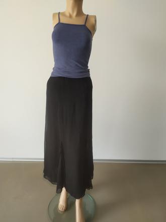 C 32    dlha  cierna sukna pre moletky nenosena, marks & spencer,xl