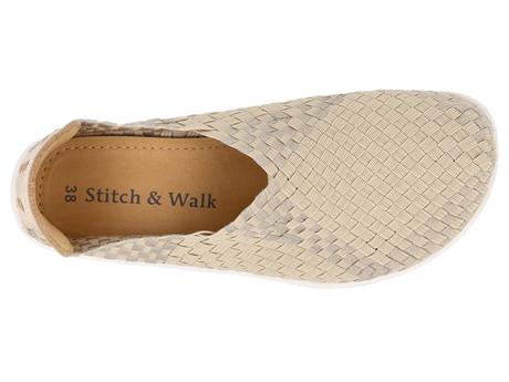Stitch & walk - dámske slip on béžové, 38 / 39 / 40 / 41 / 42