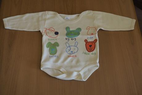 Dojčenské body s dlhým rukávom, 68