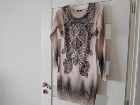 Šaty do hneda mini-38 v,, 38