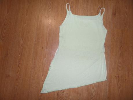 Šikmo strihané tielko, l