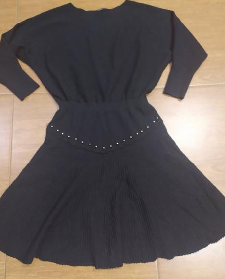 Pletené šaty, orsay,m