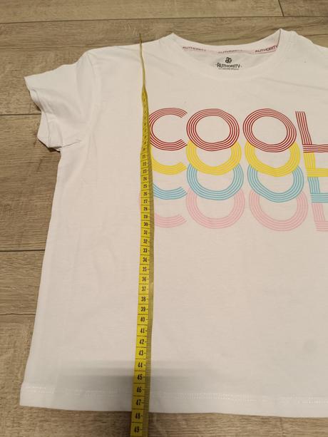 Biele tričko s nápisom cool, authority,152