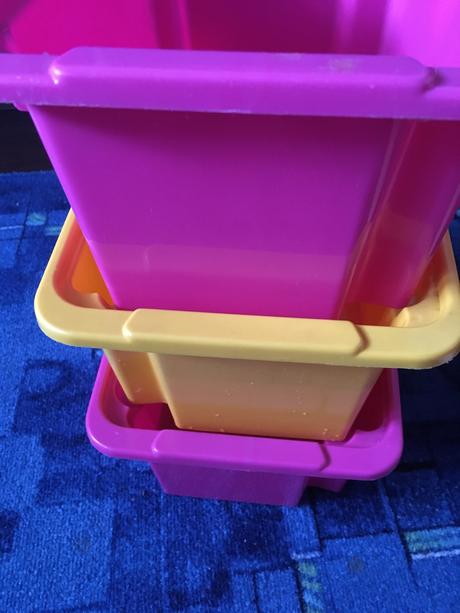 2x úložný box na hračky, kocky, lego a iné, 