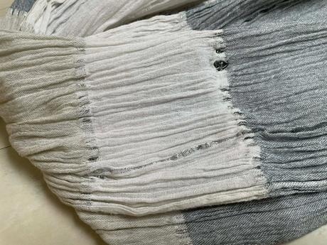 Naturálna bavlnená šatka na krk, l