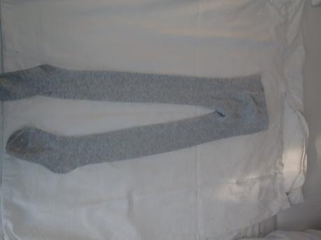 Bledošedé pančušky, h&m,122