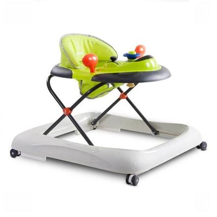 Chodítko s volantom zeleno-sivy, 