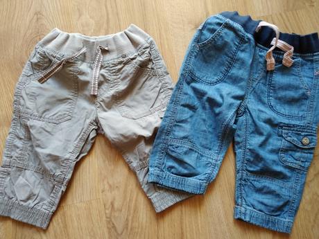 Trojštvrťové nohavice, h&m,86