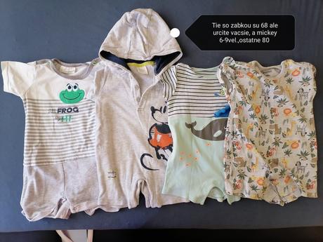 Balik body a polodupky 68-74, 68–80