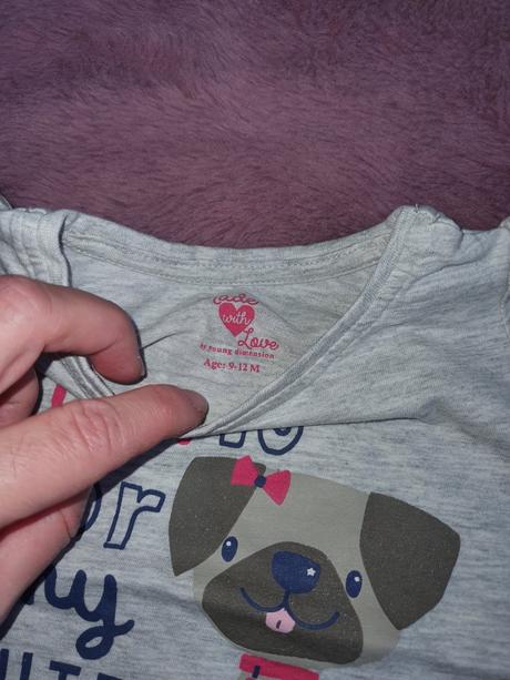 Tričká pre dievcatko krátky rukáv 80/86 13ks, next,80