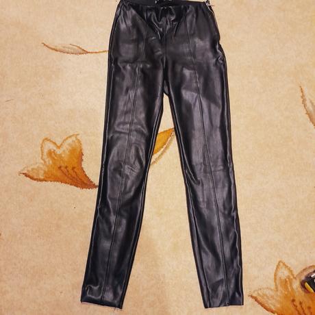 Zateplene kožené nohavice, amisu,xs