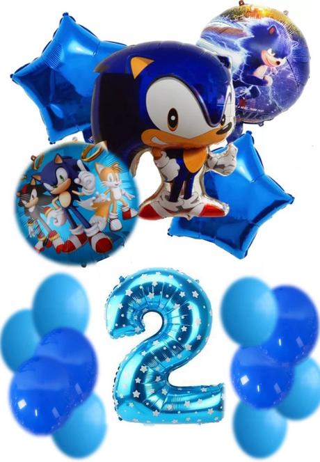 Balóny ježko sonic /červený knuckles- až 16 kusov, 