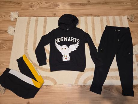 Tepláky 2ks + mikina herry potter, c&a,134