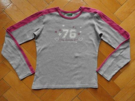 Hrubšie bavlnené tričko benetton, benetton,158