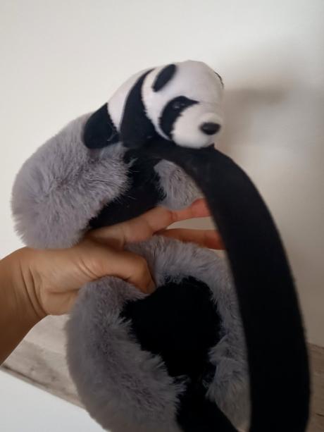 Klapky na uši s pandou, 