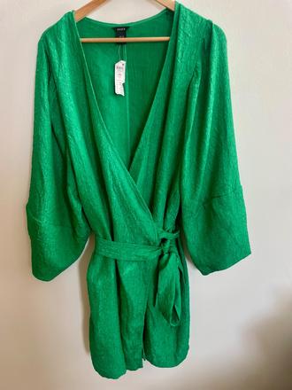 Zelene kimonove saty lindex, lindex,xl