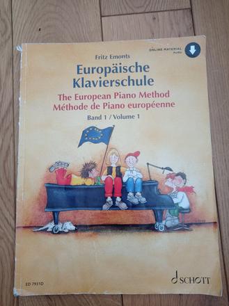 Europaische klavierschule / klavír učebnica,