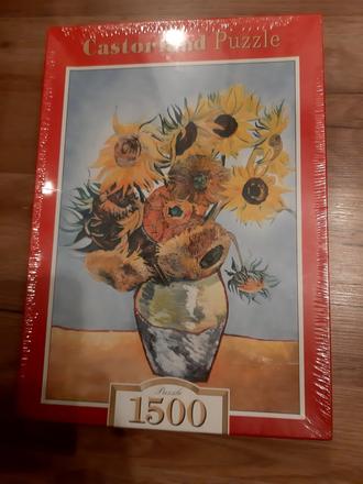Puzzle slnecnice van gogh, 