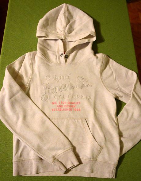 Svetlá mikina logg 146, h&m,146