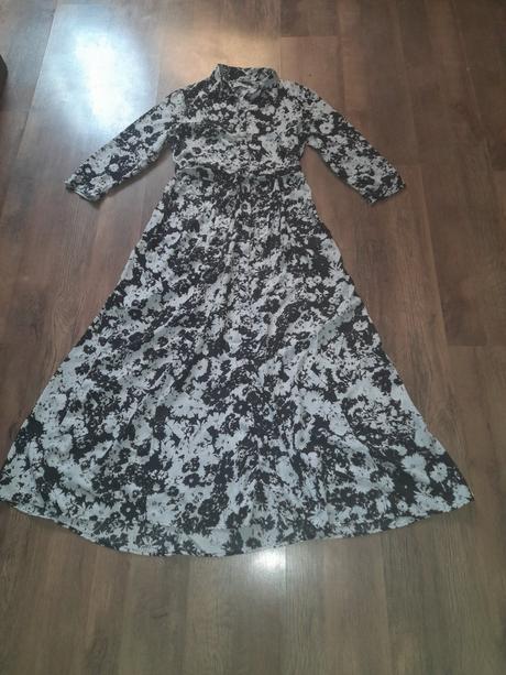 Košeľove maxi šaty, s