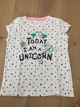 Tričko unicorn/jednorožec, pepco,116