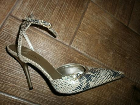 Nenosené kožené remienkové lodičky aldo č.39, 39