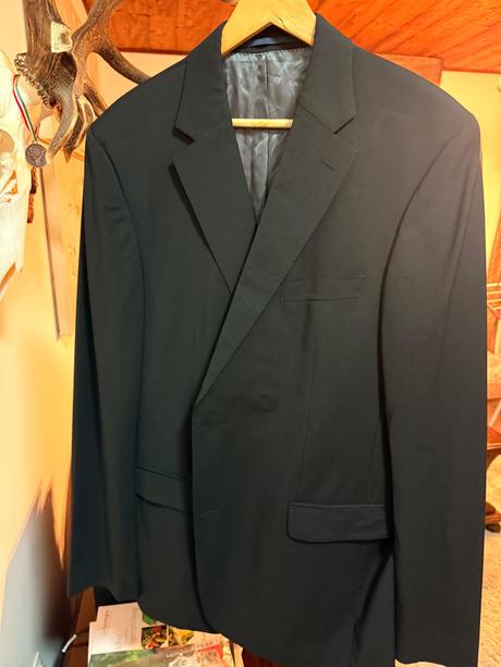 Pánske cierne sako, 110