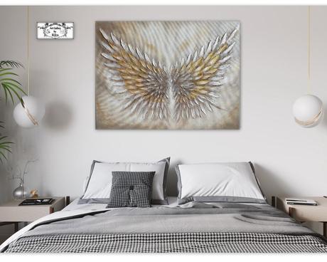 Maľba "strážne krídla", 