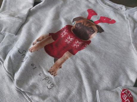 Krásna unisex next mikinka so psíkom na 10-12r., next,152