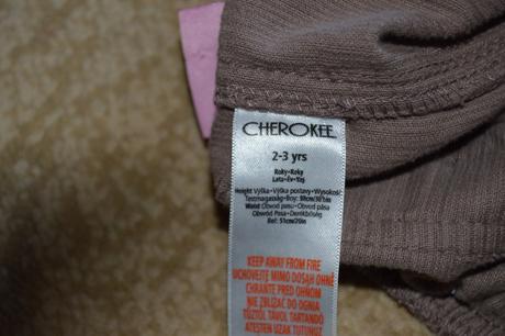 Menčestrové nohavice pre dievčatá, cherokee,98