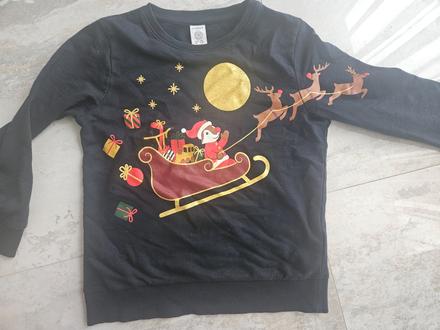 Chlapčenský vianočný pulóver lindex, v.128, lindex,128