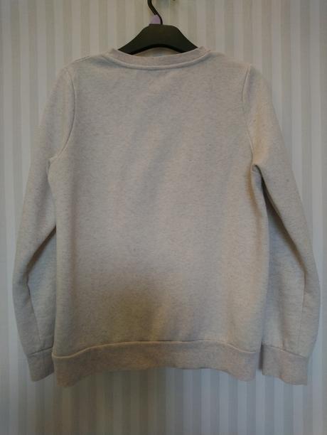 Dámska sivá mikina s motívom, love, s/m, s