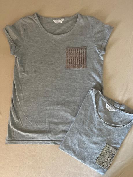 Tricko s trblietavym vreckom, takko,146