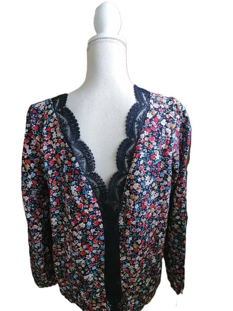 Kvietkovaná blúzka veľ.m, m