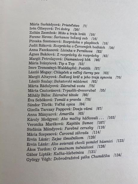 Krásna stará retro kniha rozprávková záhrada 1977,