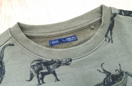 Mikina next s dinosaurami, veľ. 152, nenosená, next,152