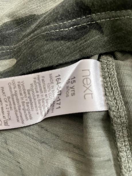 Tričko army 15 rokov, next,164